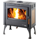 Obrázok ku produktu Krbové kachle Foresta, čierna/dlažba dekor drevo, HAAS+SOHN HOME