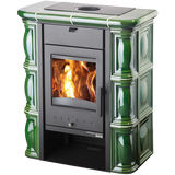 Obrázok ku produktu Krbové kachle Treviso mini, zelené kachle, HAAS+SOHN HOME