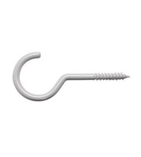 Obrázok ku produktu Hák 40 závrtný, biely komaxit