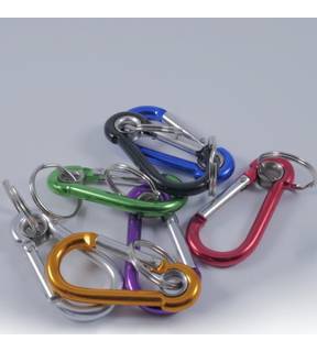 Obrázok ku produktu Karabína 60 hliníková s krúžkom mix farieb