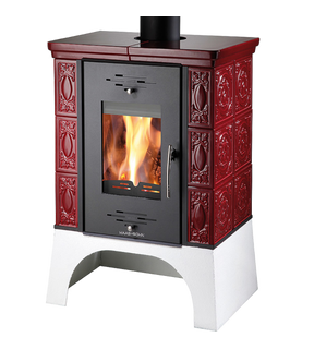 Obrázok ku produktu Krbové kachle Empoli, čierna/bordeaux, HAAS+SOHN HOME