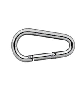 Obrázok ku produktu Karabína 80 DIN 5299B Zn vajcovitý tvar