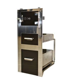 Obrázok ku produktu Štít kúrenia 750x330 s uhliakom antikoro/čierna na murované pece