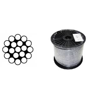 Obrázok ku produktu Lano 1 (1x19) DIN 3053 Fe/Zn /2000/