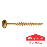 Obrázok ku produktu Konštrukčný vrut 10x400/80 TMT/WKCP tanierová hlava TX40 žltý Zn+vosk