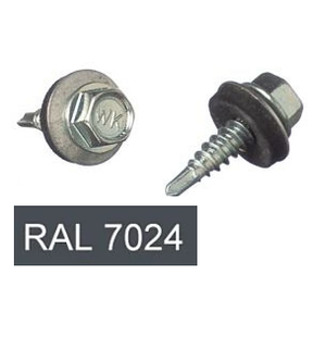 Obrázok ku produktu Skrutka 4,8x19 red. vrt. WSBP RAL 7024 zošívačka grafitovo šedá