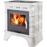 Obrázok ku produktu Krbové kachle Matera, čierna/kachle slonová kosť, HAAS+SOHN HOME - FOXMARK