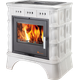 Obrázok ku produktu Krbové kachle Matera, čierna/kachle slonová kosť, HAAS+SOHN HOME - FOXMARK