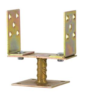 Obrázok ku produktu U na platničke 110-160x60x100x4 žltý Zn o20x80, nastaviteľné