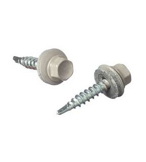 Obrázok ku produktu Skrutka 4,8x19 red. vrt. WSBP 9006 zošívačka biely hliník