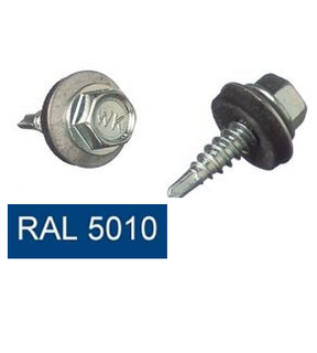 Obrázok ku produktu Skrutka 4,8x19 red. vrt. WSBP RAL 5010 zošívačka encianovo modrá