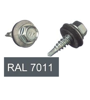 Obrázok ku produktu Skrutka 4,8x19 red. vrt. WSBP RAL 7011 zošívačka oceľovo šedá