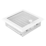 Obrázok ku produktu Krbová mriežka 16x16 so žalúziou, biela