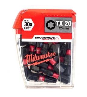 Obrázok ku produktu Skrutkovacie bity TX20 25mm SHOCKWAVE /TICTAC/