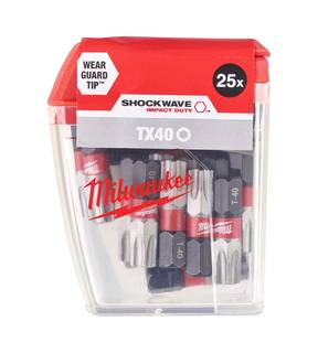 Obrázok ku produktu Skrutkovacie bity TX40 SHOCKWAVE /TICTAC 25ks/
