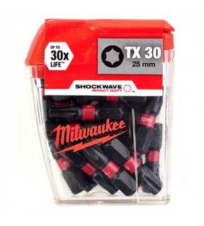 Obrázok ku produktu Skrutkovacie bity TX30 25mm SHOCKWAVE /TICTAC 10ks/