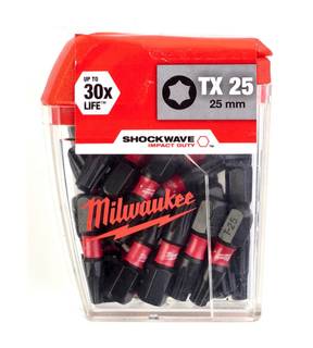 Obrázok ku produktu Skrutkovacie bity TX25 25mm SHOCKWAVE /TICTAC/