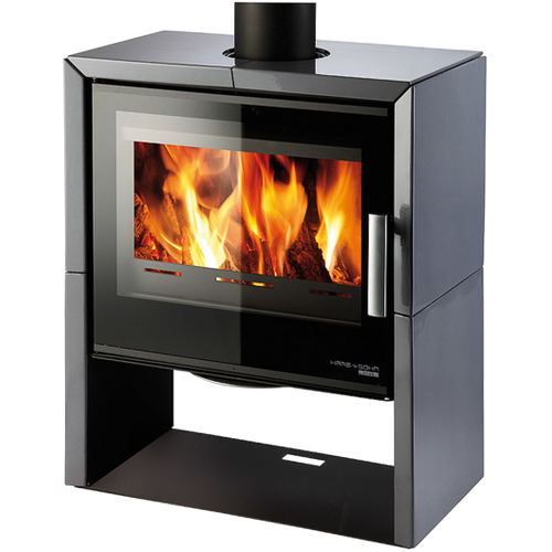 Zväčšený obrázok ku produktu Krbové kachle Jonsbo, čierna/kachle šedá, HAAS+SOHN HOME