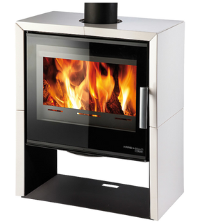 Obrázok ku produktu Krbové kachle Jonsbo, čierna/kachle slonová kosť, HAAS+SOHN HOME