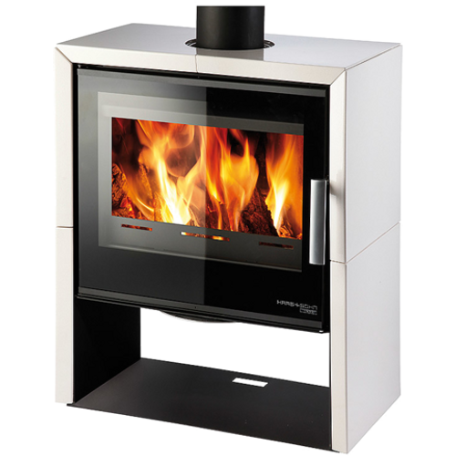 Zväčšený obrázok ku produktu Krbové kachle Jonsbo, čierna/kachle slonová kosť, HAAS+SOHN HOME
