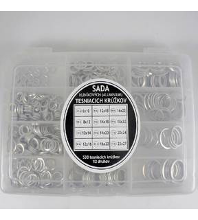 Obrázok ku produktu Sada tesnení Al 530 ks, 12 druhov