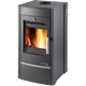 Obrázok ku produktu Teplovodné krbové kachle Almo II s výmenníkom, čierna, HAAS+SOHN HOME