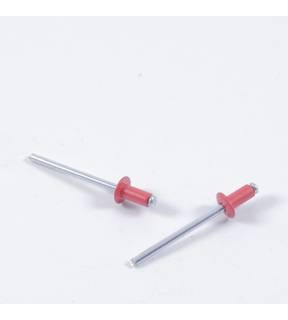 Obrázok ku produktu Nit trhací 4x10 Al/St RAL 3000 ohnivo červená