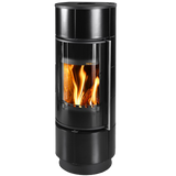 Obrázok ku produktu Krbové kachle Atika extra, čierna, THORMA EXCLUSIVE