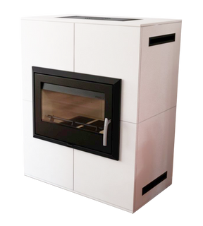 Obrázok ku produktu Krbové kachle Lago, biele, THORMA EXCLUSIVE