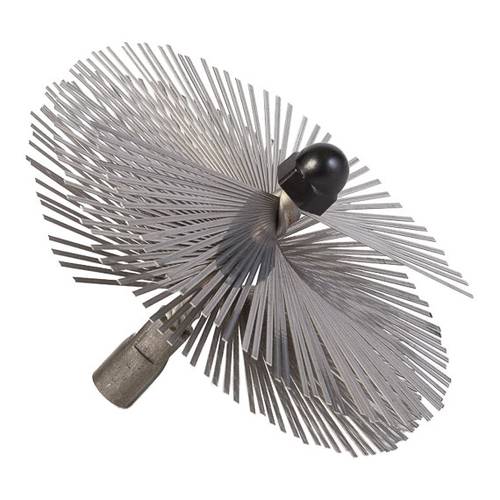 Zväčšený obrázok ku produktu Kefa komínová nerezová štosáková priemer 180 mm, M12