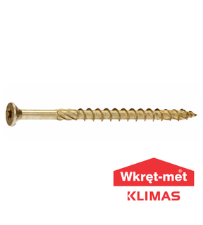 Obrázok ku produktu Konštrukčný vrut 8x240/80 TSP/WKCS zapustená hlava TX40 žltý Zn+vosk