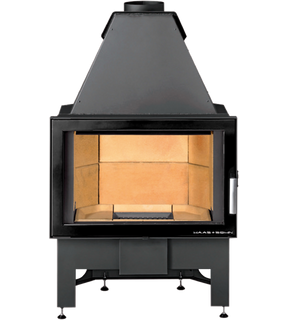 Obrázok ku produktu Krbová vložka Jonava IV, čierna/smaltované dvierka, HAAS+SOHN HOME