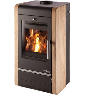 Obrázok ku produktu Teplovodné krbové kachle Avesta II s výmenníkom, antracit/Woodstone Prestige, HAAS+SOHN HOME