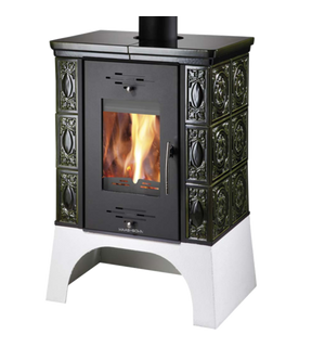 Obrázok ku produktu Krbové kachle Empoli, čierna/zelená, HAAS+SOHN HOME