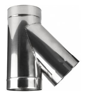 Obrázok ku produktu T-kus 0,6 mm 160/45°, nerez antikoro 1.4404