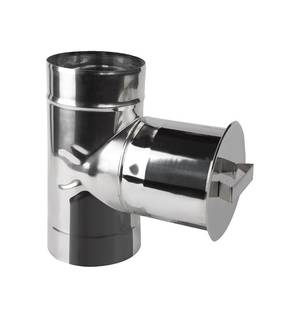 Obrázok ku produktu Čistiaci kus + záslepka 0,6 mm 130 s podstavcom, nerez antikoro 1.4404