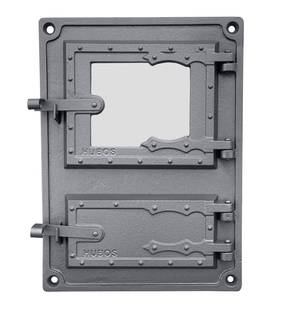 Obrázok ku produktu Liatinové dvierka kuchynské so sklom 375x275 DPK8W