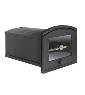 Obrázok ku produktu Rúra pečiaca so sklom a teplomerom 370x315 PZE1 T, liatina