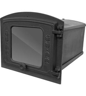 Obrázok ku produktu Rúra pečiaca so sklom 370x315 PZBS, liatina