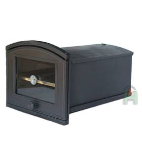 Obrázok ku produktu Rúra pečiaca so sklom a teplomerom 370x315 PZE2 T, liatina