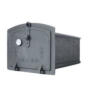 Obrázok ku produktu Rúra pečiaca s teplomerom 370x315 PZT, liatina