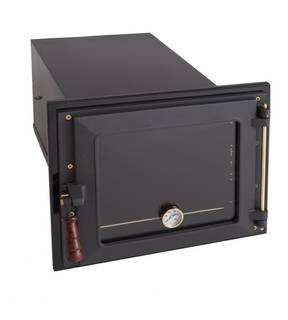 Obrázok ku produktu Rúra pečiaca so sklom a teplomerom, drevený úchyt