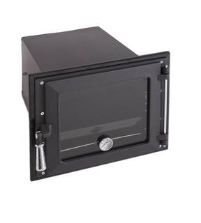 Obrázok ku produktu Rúra pečiaca so sklom a teplomerom, chromovaný úchyt