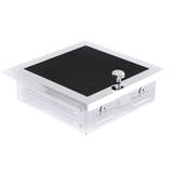 Obrázok ku produktu Krbová mriežka 16x16 so žalúziou, chróm lesklý