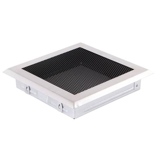 Zväčšený obrázok ku produktu Krbová mriežka 16x16, chróm matný
