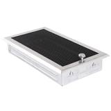 Obrázok ku produktu Krbová mriežka 16x32 so žalúziou, chróm matný