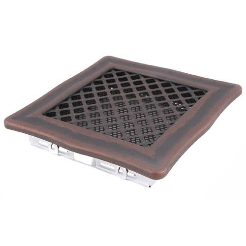 Zväčšený obrázok ku produktu Krbová mriežka DECO 16x16, meď patina
