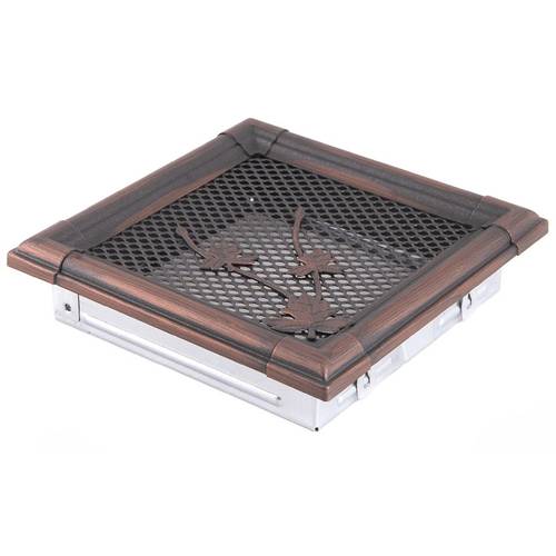 Zväčšený obrázok ku produktu Krbová mriežka RETRO 16x16, meď patina