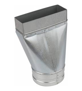 Obrázok ku produktu Kanál redukcia asymetrická 200x90 mm/ 150 mm, Zn