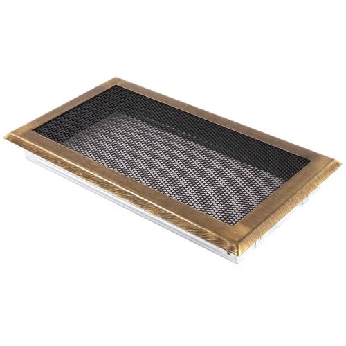 Zväčšený obrázok ku produktu Krbová mriežka 16x32, mosadz patina